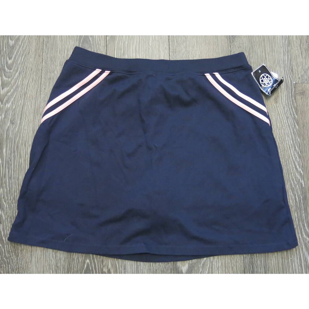 GW SPORT *NWT* Tennis Skirt Skorts Size 1X Women Blue Casual Tenniscore Flirty
